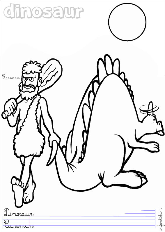 coloriage dinosaure 6